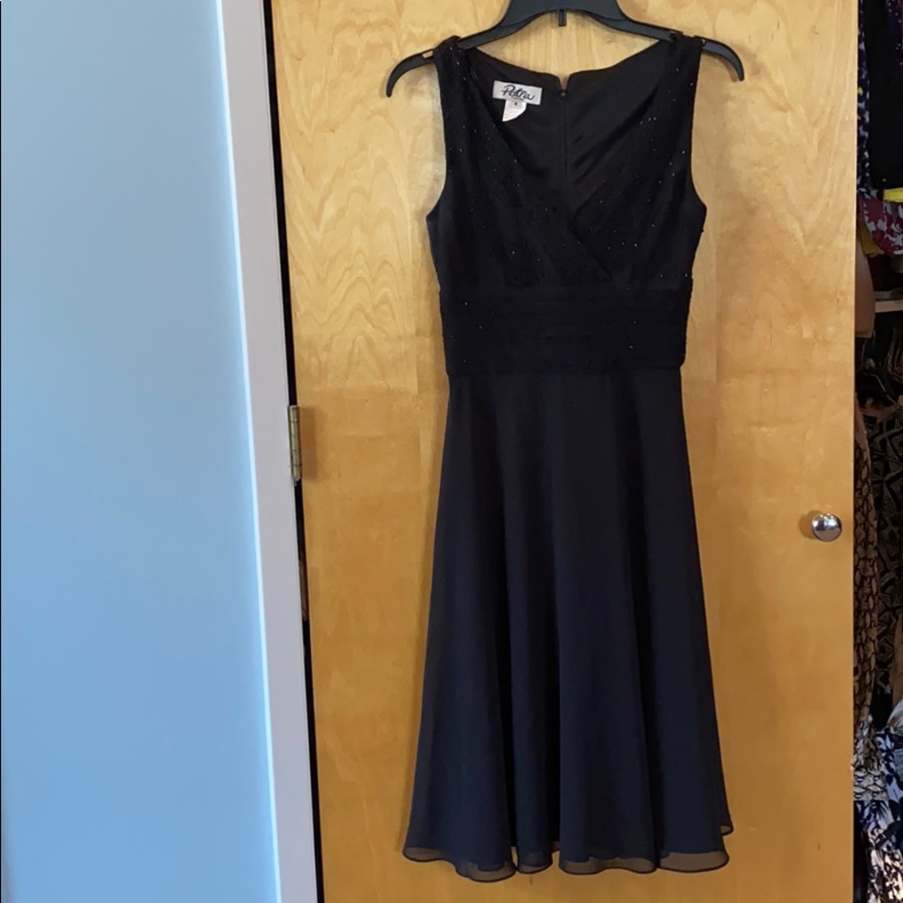 Patra black beaded dress